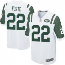 Youth Nike Jets -22 Matt Forte White Stitched NFL Elite Jersey