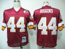 Mitchell and Ness Redskins -44 John Riggins Red Stitched Throwback NFL Jersey