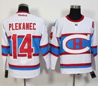 Montreal Canadiens -14 Tomas Plekanec White 2016 Winter Classic Stitched NHL Jersey