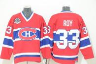 Montreal Canadiens -33 Patrick Roy Red CCM Throwback Stitched NHL Jersey