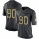 Nike 49ers -90 Solomon Thomas Black Stitched NFL Limited 2016 Salute to Service Jersey