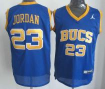 Chicago Bulls -23 Michael Jordan Blue Laney Bucs High School Stitched NBA Jersey