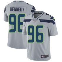Nike Seahawks -96 Cortez Kennedy Grey Alternate Stitched NFL Vapor Untouchable Limited Jersey