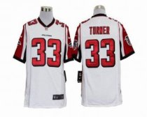 Nike Falcons 33 Michael Turner White Stitched NFL Game Jersey