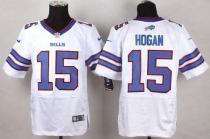 Nike Bills -15 Chris Hogan White Men's Stitched NFL New Elite Jersey