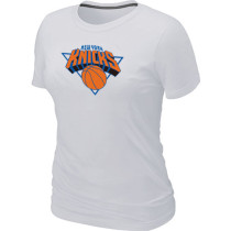 New York Knicks Big Tall Primary Logo Black Women T-Shirt (13)