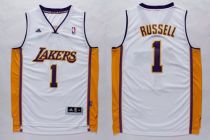Los Angeles Lakers -1 D Angelo Russell White Stitched NBA Jersey