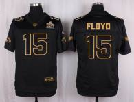 Nike Arizona Cardinals -15 Michael Floyd Pro Line Black Gold Collection Stitched NFL Elite Jersey