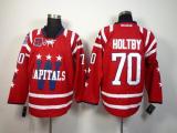 Washington Capitals -70 Braden Holtby 2015 Winter Classic Red 40th Anniversary Stitched NHL Jersey
