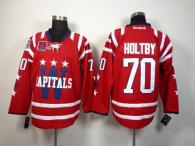 Washington Capitals -70 Braden Holtby 2015 Winter Classic Red 40th Anniversary Stitched NHL Jersey