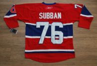 Montreal Canadiens -76 PK Subban Stitched Red New CA NHL Jersey