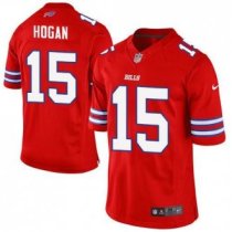 Nike Buffalo Bills -15 Chris Hogan Red Stitched NFL Elite Rush Jersey