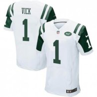 New York Jets -1 Michael Vick White NFL Elite Jerse