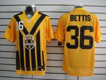 Nike Pittsburgh Steelers #36 Jerome Bettis Gold 1933s Throwback Men's Stitched NFL Elite Jersey