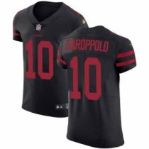Nike 49ers -10 Jimmy Garoppolo Black Alternate Stitched NFL Vapor Untouchable Elite Jersey
