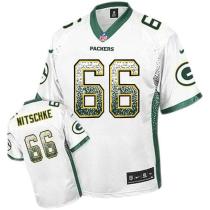 Nike Green Bay Packers #66 Ray Nitschke White Men's Stitched NFL Elite Drift Fashion Jersey