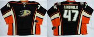 Anaheim Ducks -47 Hampus Lindholm Black Home Stitched NHL Jersey