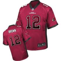 Nike Arizona Cardinals -12 John Brown Red Team Color Stitched NFL Elite Drift Fashion Jersey