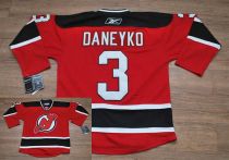 New Jersey Devils -3 Ken Daneyko Stitched Red NHL Jersey