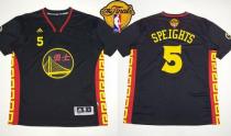 Golden State Warriors -5 Marreese Speights Black Slate Chinese New Year The Finals Patch Stitched NB