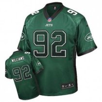 Nike New York Jets -92 Leonard Williams Green Team Color NFL Elite Drift Fashion Jersey