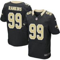 Nike Saints -99 Sheldon Rankins Black Team Color Stitched NFL Elite Jersey