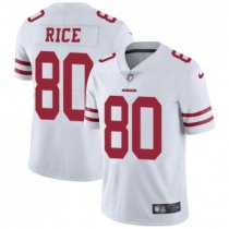 Nike 49ers -80 Jerry Rice White Stitched NFL Vapor Untouchable Limited Jersey
