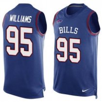 Nike Buffalo Bills -95 Kyle Williams Royal Blue Team Color Stitched NFL Limited Tank Top Jersey