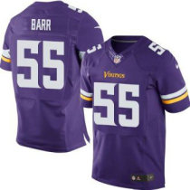 NEW Vikings -55 Anthony Barr Purple Team Color Stitched NFL Elite Jersey