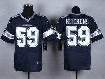 Nike Dallas Cowboys #59 Anthony Hitchens Navy Blue Team Color Men's Stitched NFL Elite Jersey