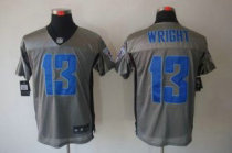 Nike Titans -13 Kendall Wright Grey Shadow Stitched NFL Elite Jersey