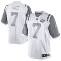 Nike New York Jets -7 Geno Smith Silver Grey