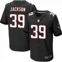 Nike Falcons 39 Steven Jackson Black Alternate Stitched NFL Elite Jersey