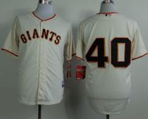 San Francisco Giants #40 Madison Bumgarner Cream Cool Base Stitched MLB Jersey