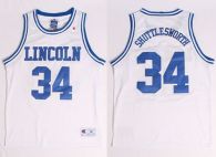Lincoln He Got Game -34 Jesus Shuttlesworth White Stitched Basketball Jersey