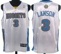 Denver Nuggets -3 Ty Lawson Stitched White NBA Jersey
