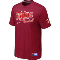 Minnesota Twins Red Nike Short Sleeve Practice T-Shirt
