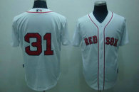 Boston Red Sox #31 Jon Lester Stitched White MLB Jersey