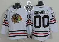 Chicago Blackhawks -00 Clark Griswold White 2015 Winter Classic 2015 Stanley Cup Stitched NHL Jersey