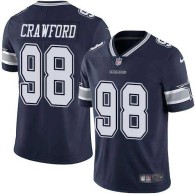 Nike Cowboys -98 Tyrone Crawford Navy Blue Team Color Stitched NFL Vapor Untouchable Limited Jersey