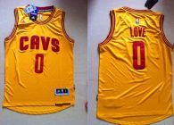 Revolution 30 Cleveland Cavaliers -0 Kevin Love Yellow Stitched NBA Jersey