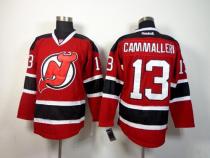 New Jersey Devils -13 Mike Cammalleri Red Stitched NHL Jersey