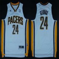 Indiana Pacers -24 Paul George White Home Stitched NBA Jersey