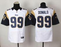 Nike St Louis Rams -99 Aaron Donald White Men's Stitched NFL Elite Jersey