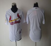 St Louis Cardinals Blank White Cool Base Stitched MLB Jersey
