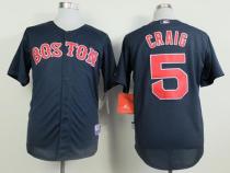 Boston Red Sox #5 Allen Craig Dark Blue Cool Base Stitched MLB Jersey