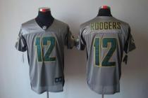 Nike Green Bay Packers #12 Aaron Rodgers Grey Shadow Men's Stitched NFL Elite Jersey