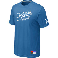Los Angeles Dodgers Nike Short Sleeve Practice T-Shirt light Blue
