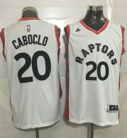 Toronto Raptors -20 Bruno Caboclo White Stitched NBA Jersey
