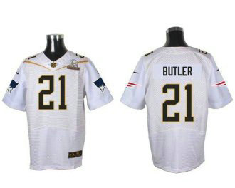 Nike New England Patriots -21 Malcolm Butler White 2016 Pro Bowl Stitched NFL Elite Jersey